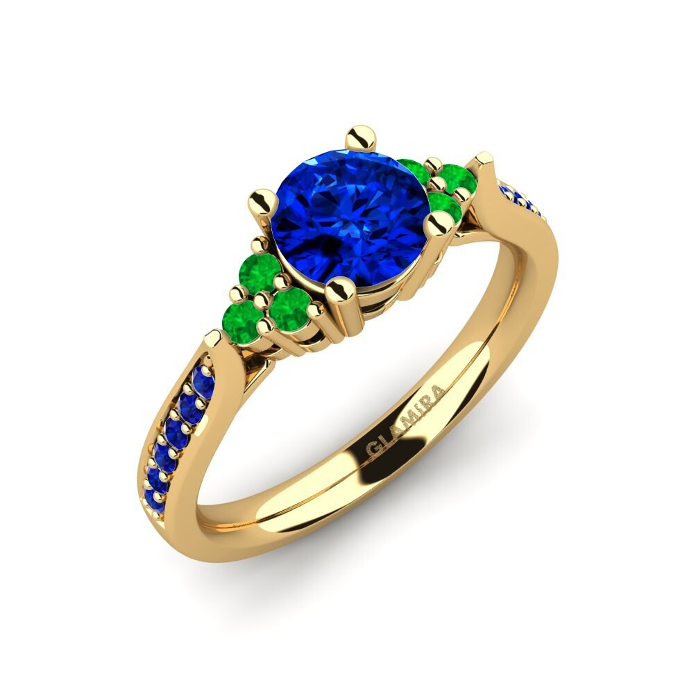 Gelbgold 750 Verlobungsringe Cassidy 0.8 crt
