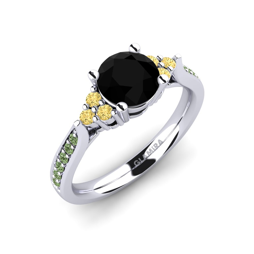 Paladio 950 Anillo de compromiso Cassidy 1.0 crt