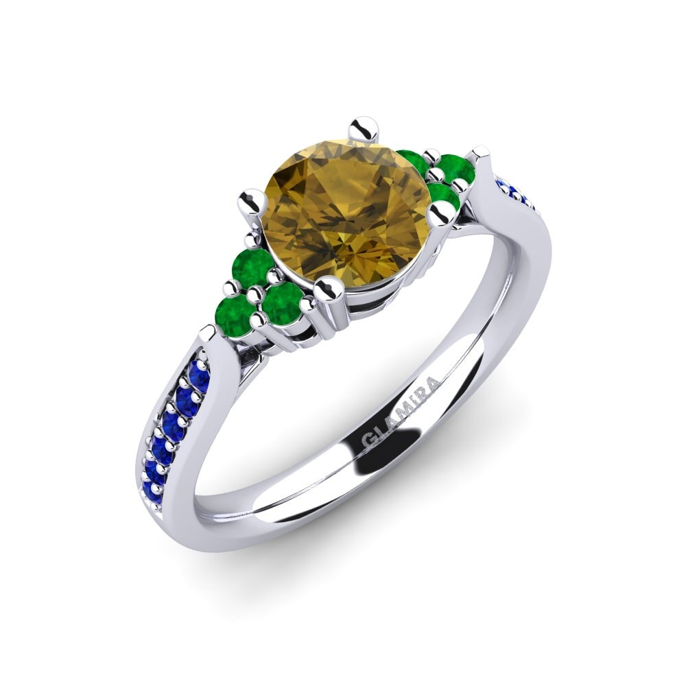 Brown Zircon Engagement Ring Cassidy 1.0 crt