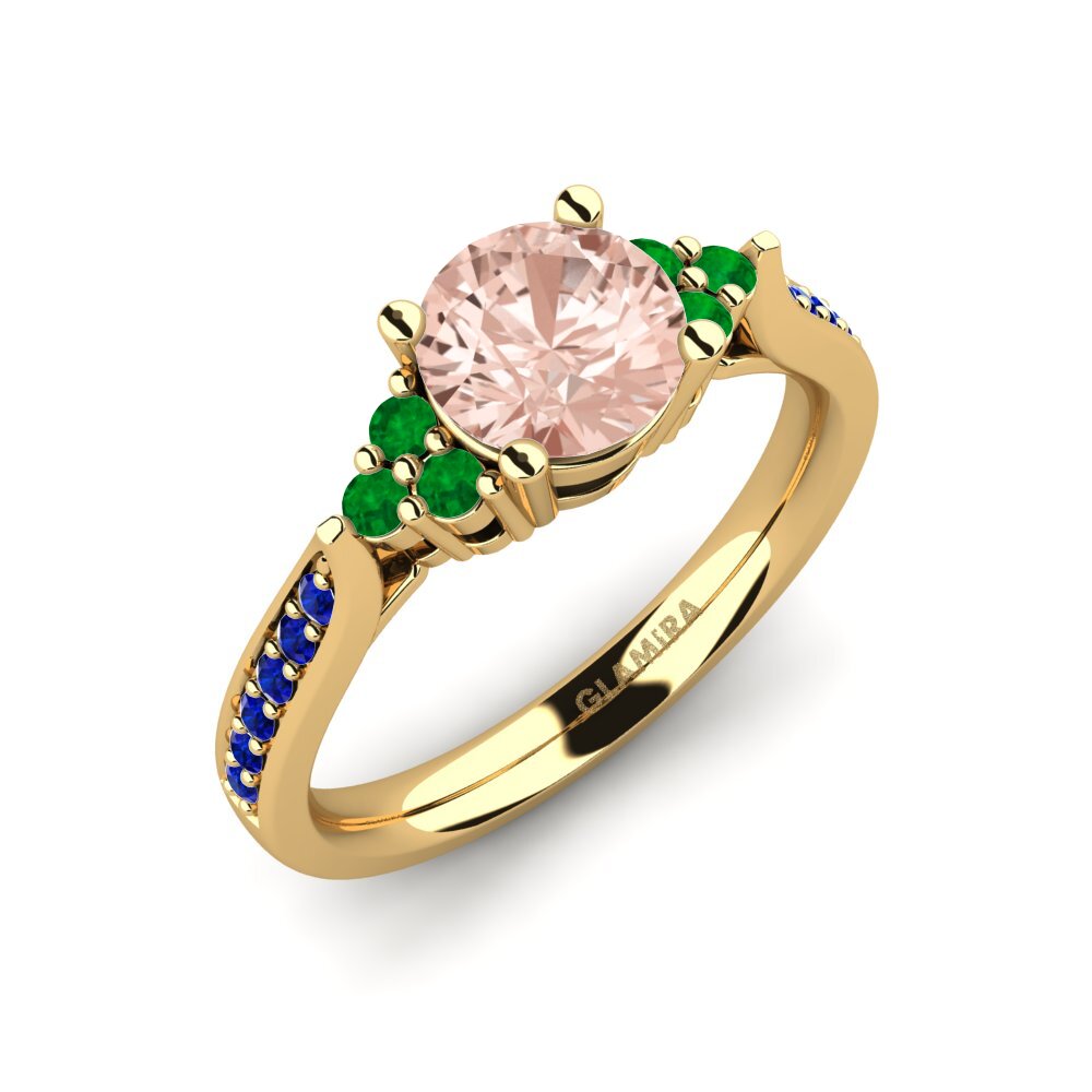 18k Yellow Gold Engagement Ring Cassidy 1.0 crt
