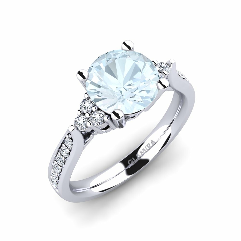 18ct White Gold Engagement Ring Cassidy 2.0 crt