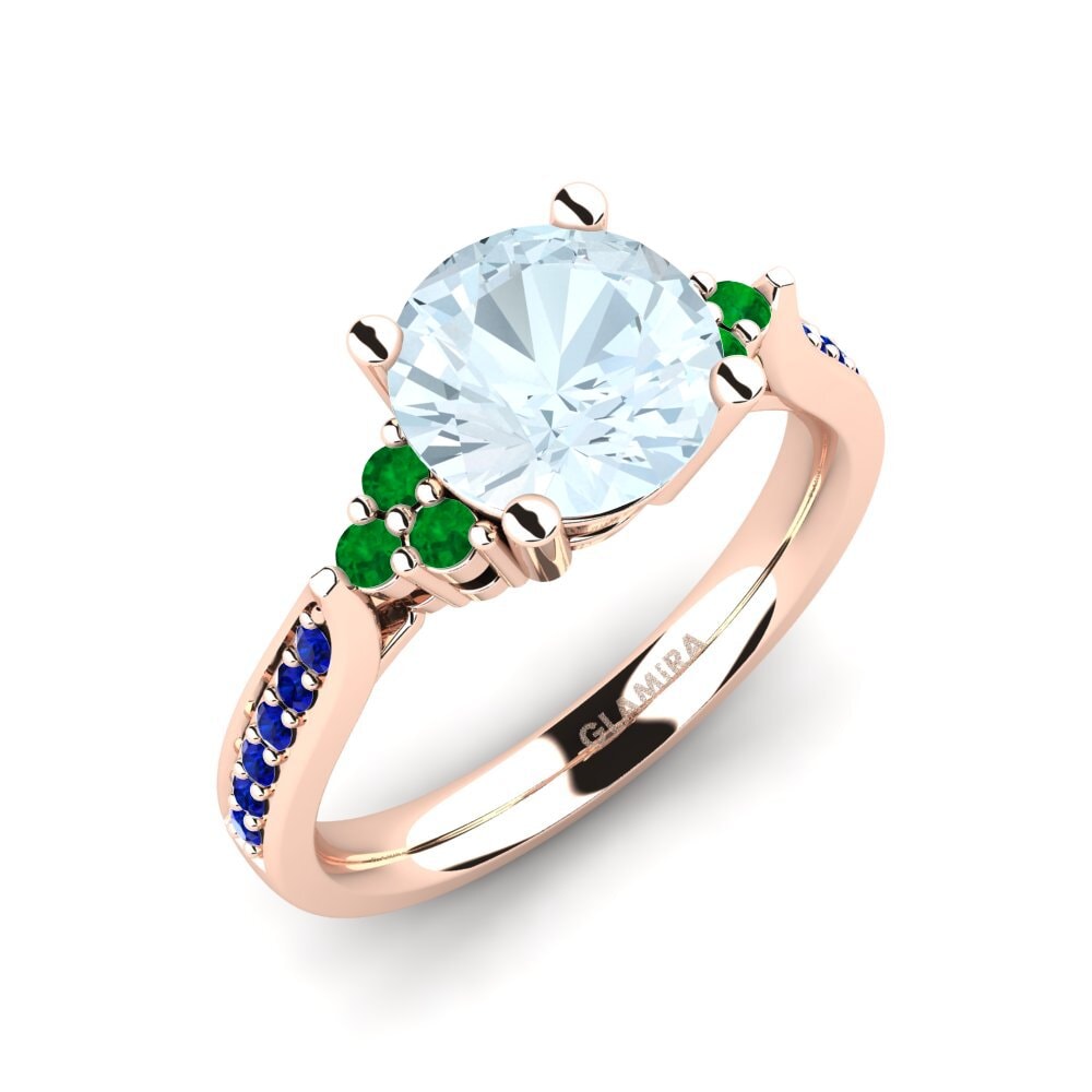 14ct Rose Gold Engagement Ring Cassidy 2.0 crt