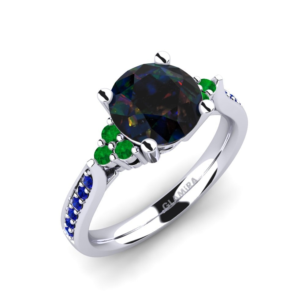 Black Opal Engagement Ring Cassidy 2.0 crt