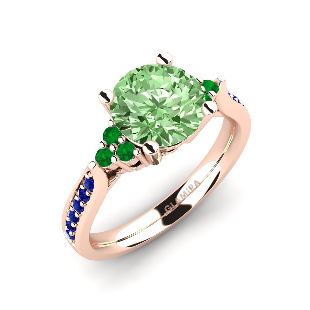 18K Rose Gold Engagement Ring Cassidy 2.0 crt