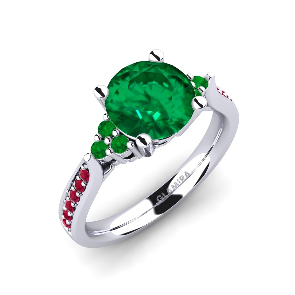 Emerald (Lab Created) Engagement Ring Cassidy 2.0 crt