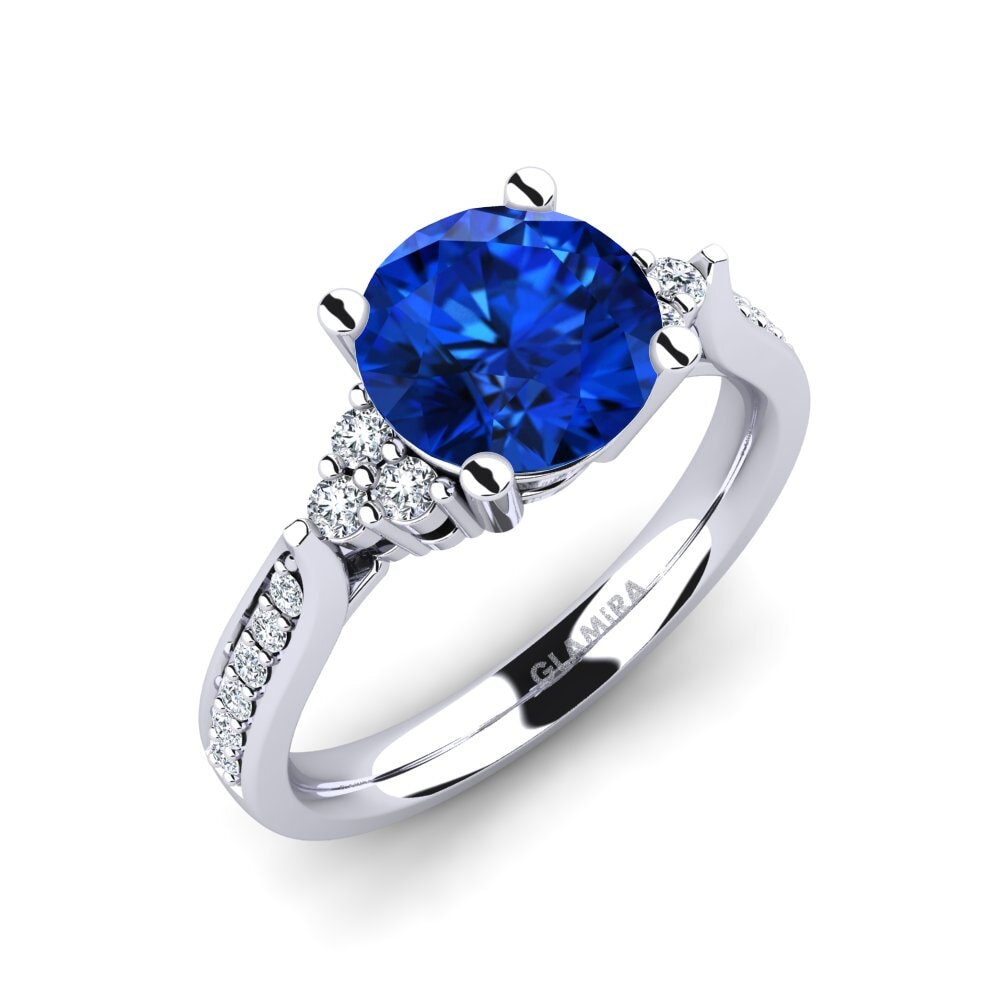 Sapphire (Lab Created) Engagement Ring Cassidy 2.0 crt