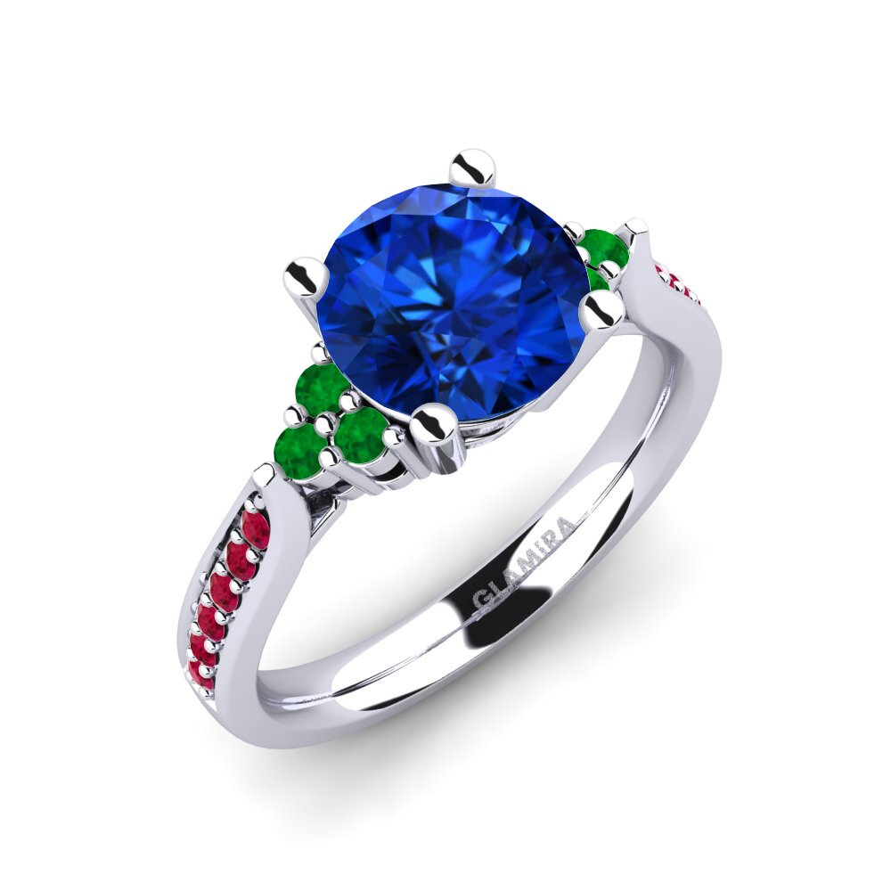 Sapphire (Lab Created) Engagement Ring Cassidy 2.0 crt