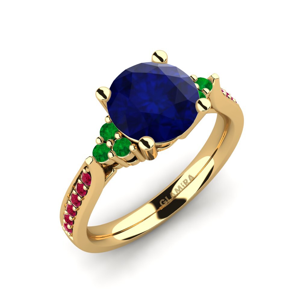 18k Yellow Gold Engagement Ring Cassidy 2.0 crt
