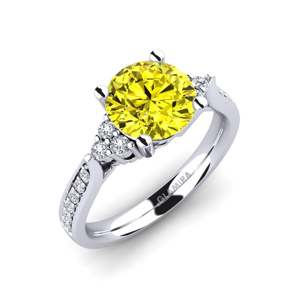 Yellow Diamond Engagement Ring Cassidy 2.0 crt
