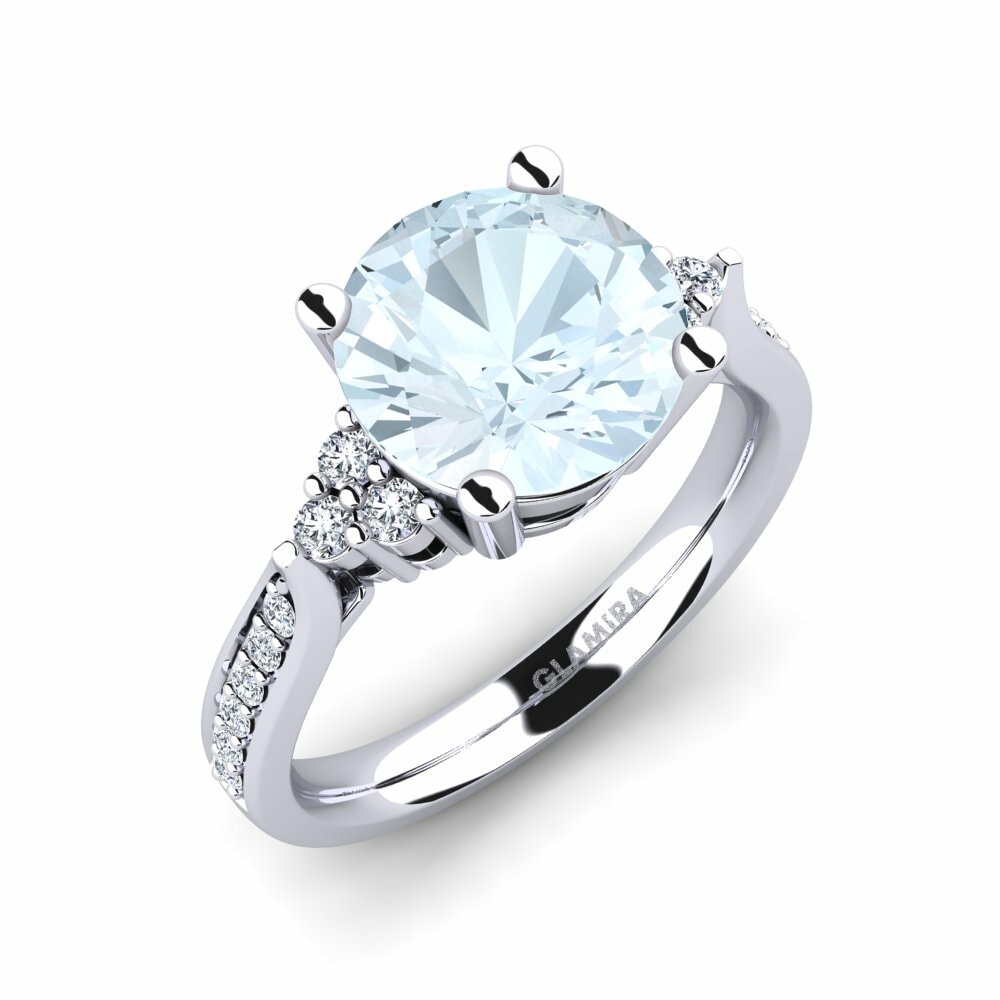 18ct White Gold Engagement Ring Cassidy 3.0 crt