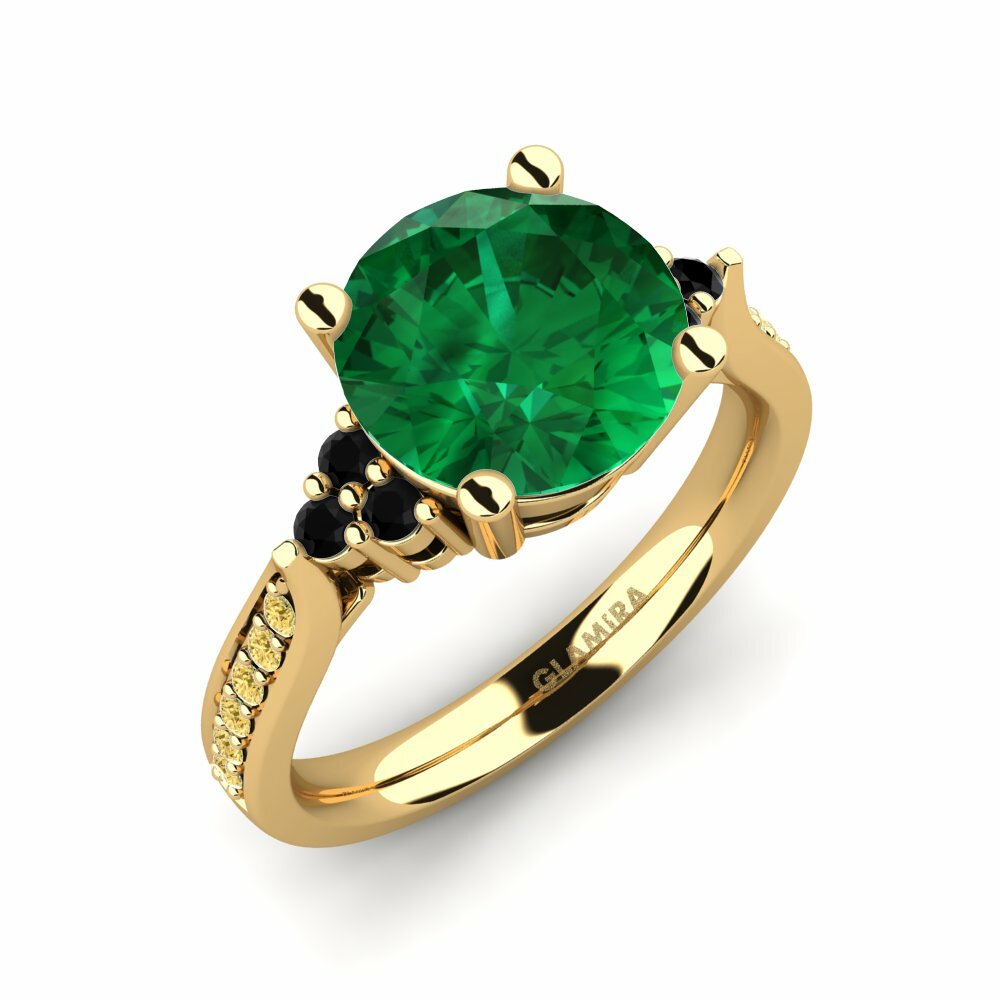 Emerald (Lab Created) Engagement Ring Cassidy 3.0 crt