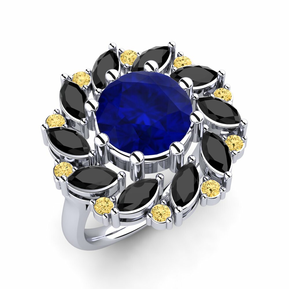Saffier Verlovingsring Cassine