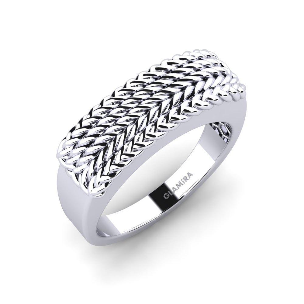 950 Platinum Men's Ring Castor