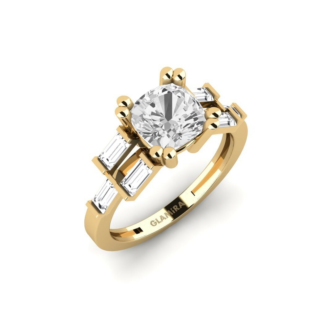 Oro Giallo 375 Anello di fidanzamento Castres