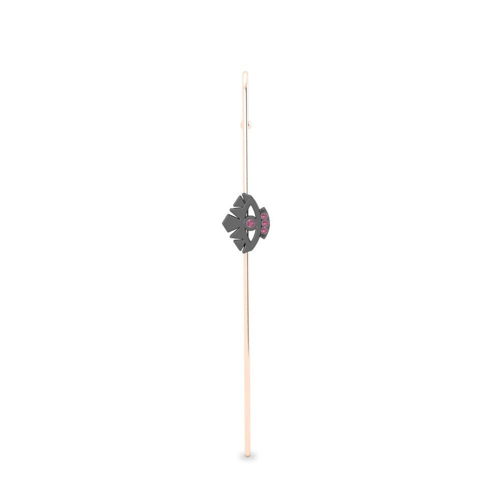 Rotgold 585 Rhodolit-Granat Ohrpiercings Casualidade