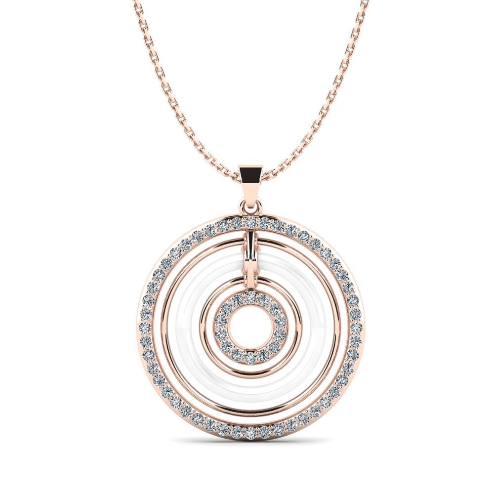 14k Rose Gold Women's Pendant Cathern