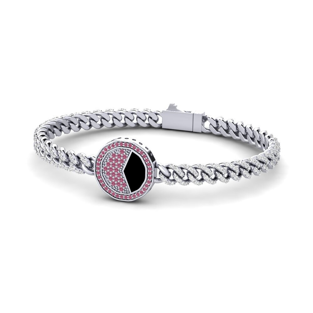 Rhodolite Garnet Women's Bracelet Catitic