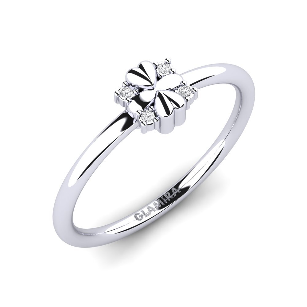Weißer Saphir Ring Catosh