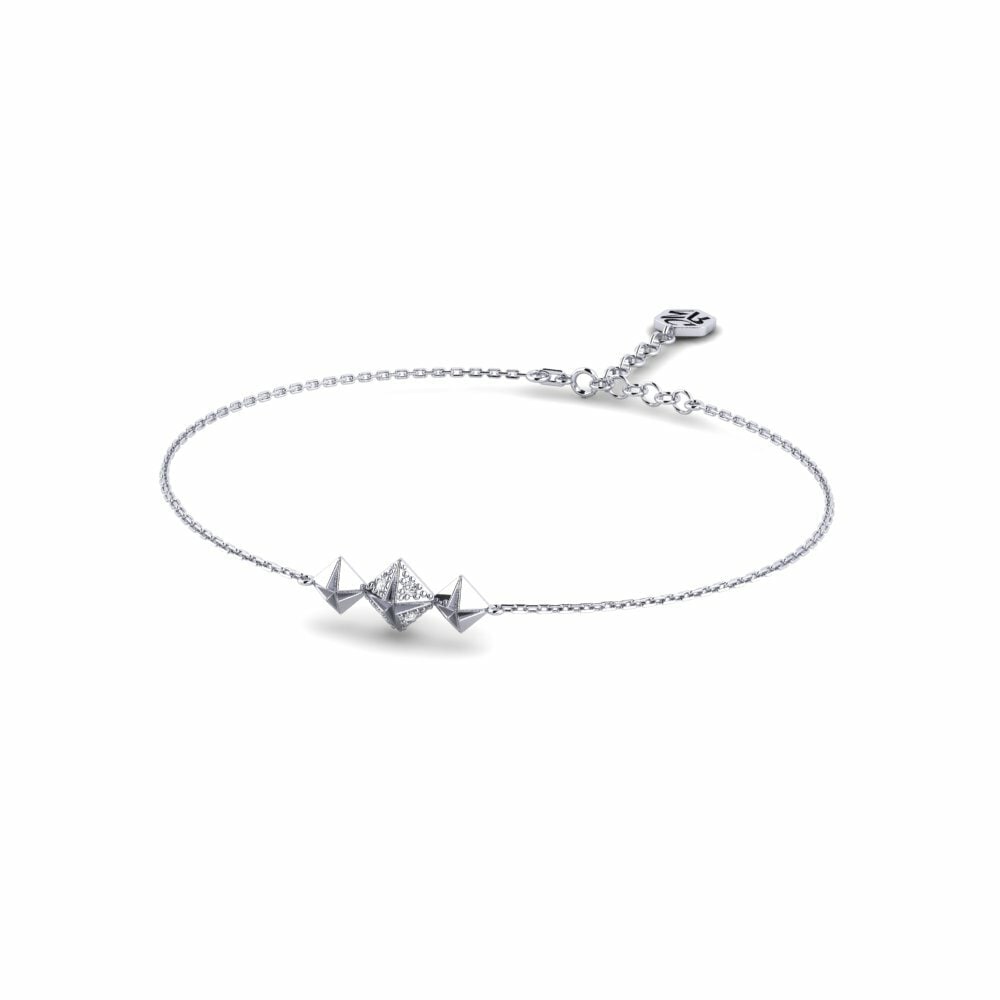 Oro Bianco 375 Bracciale da donna Cauka