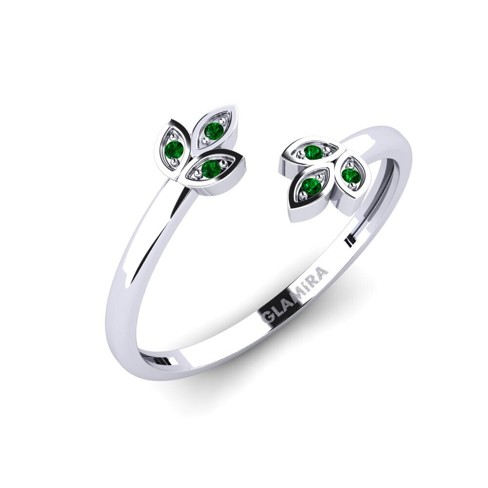 Circonita Verde Anillo Cauldro
