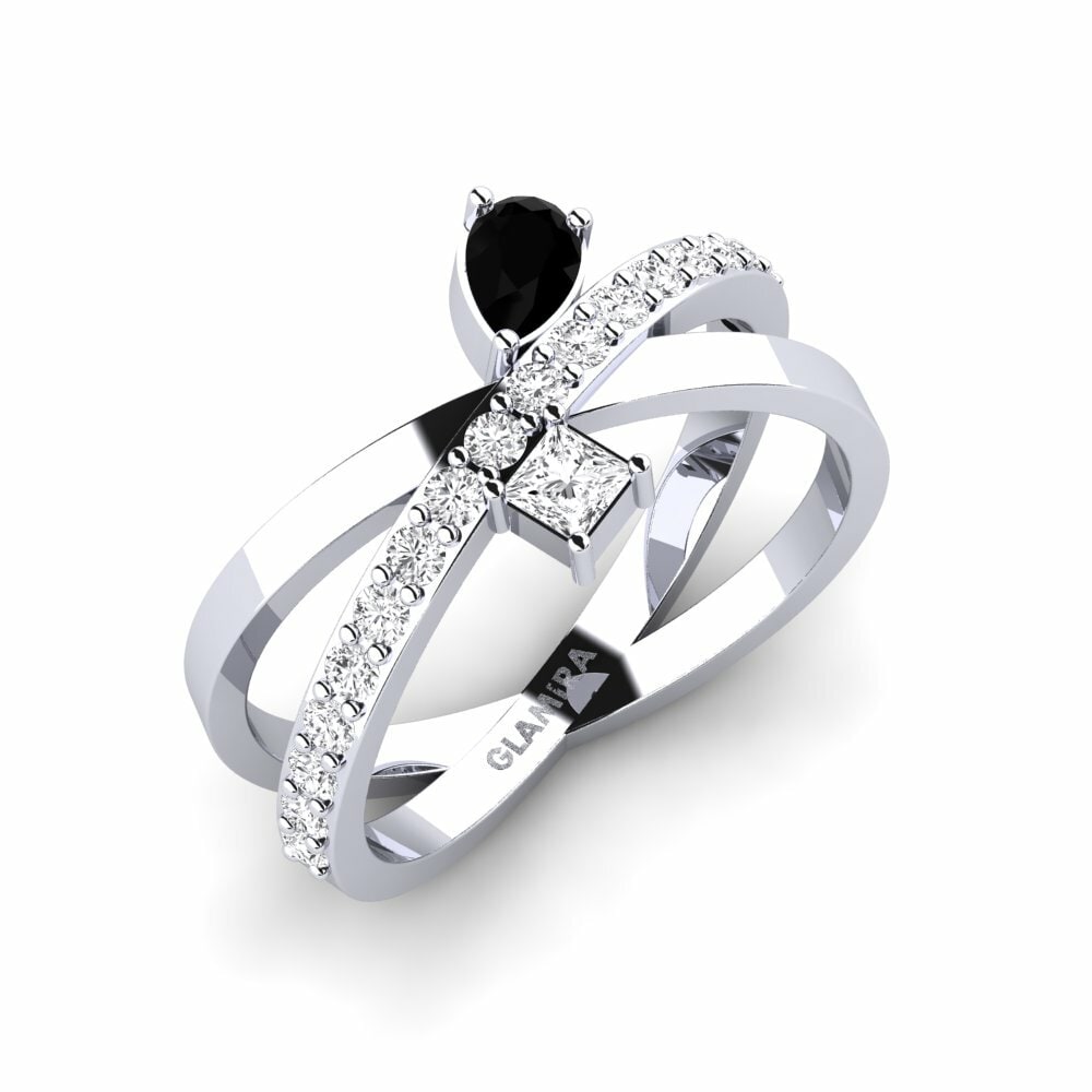 Zaffiro Nero Anello Causses