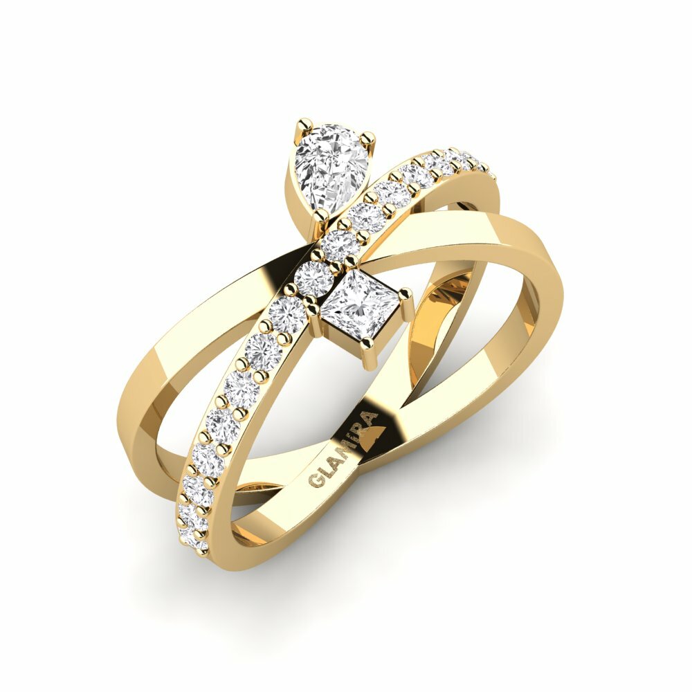 Oro Giallo 375 Anello Causses