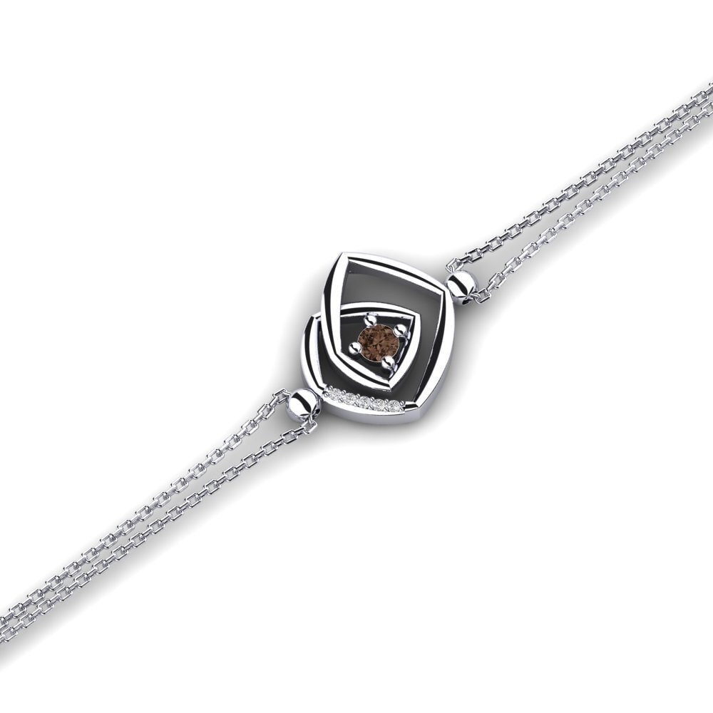 Smoky Quartz Women's Bracelet Cauteren
