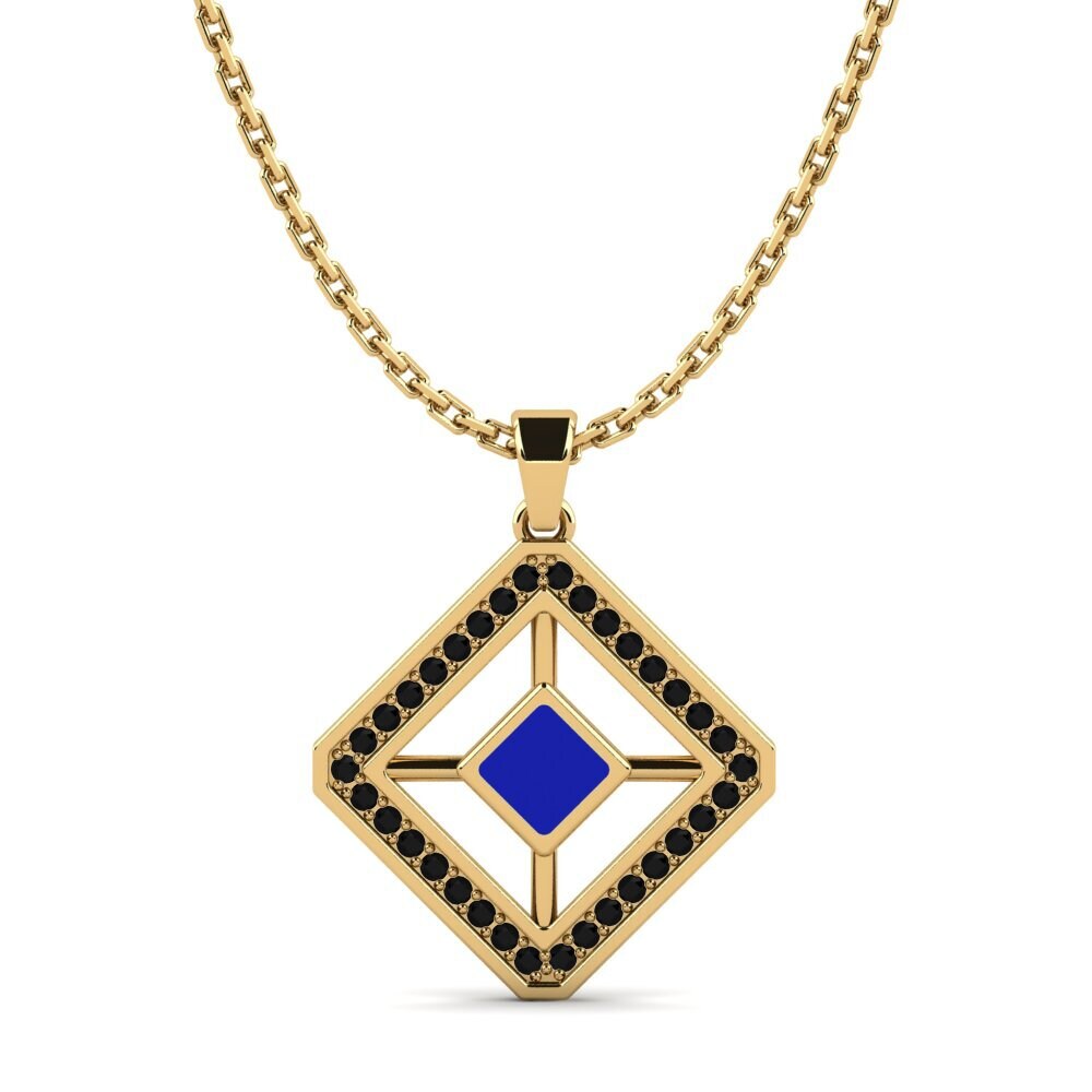 Diamante Negro Colgante de Mujer Cavalier