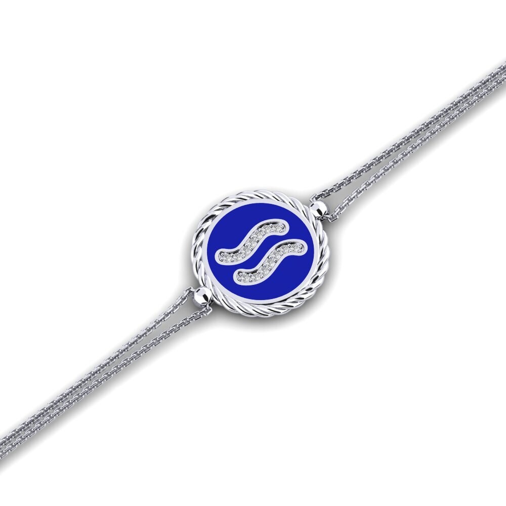 Diamond Women's Bracelet Caylus - Aquarius