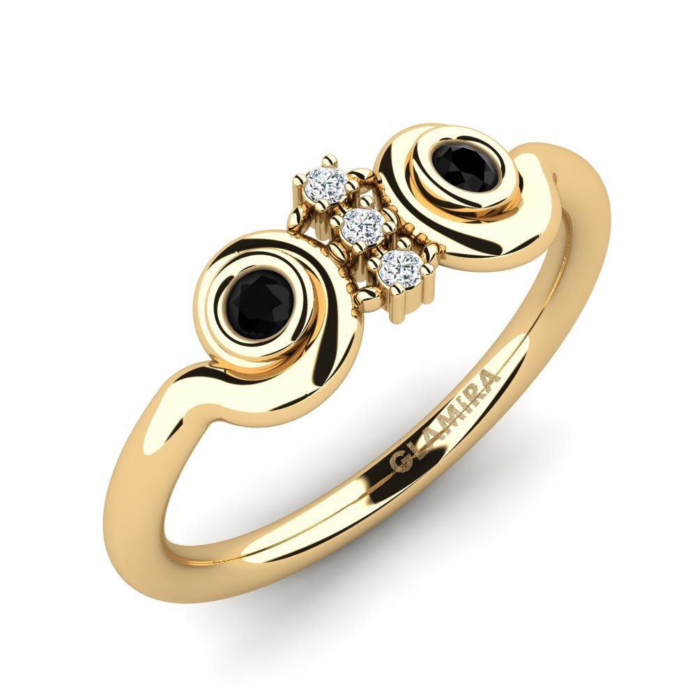 Black Onyx Pinky Ring Cearde