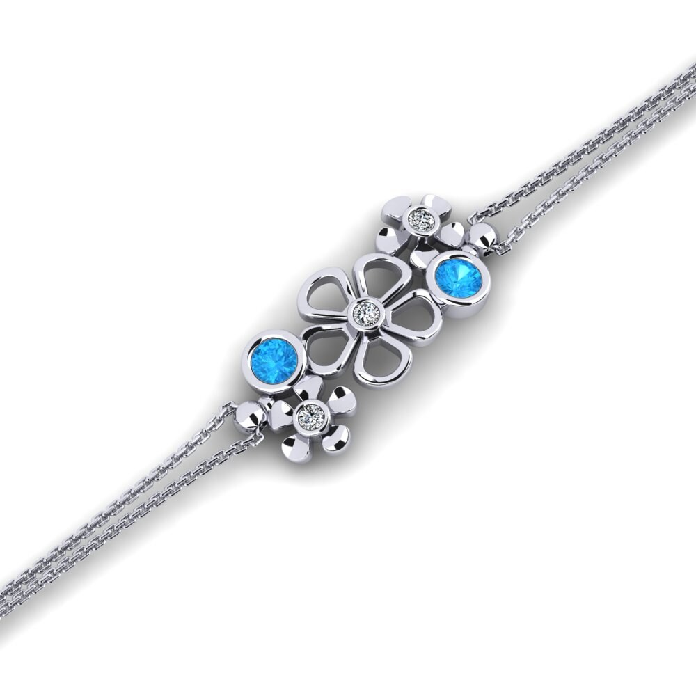 Blue Topaz Women's Bracelet Ceibo
