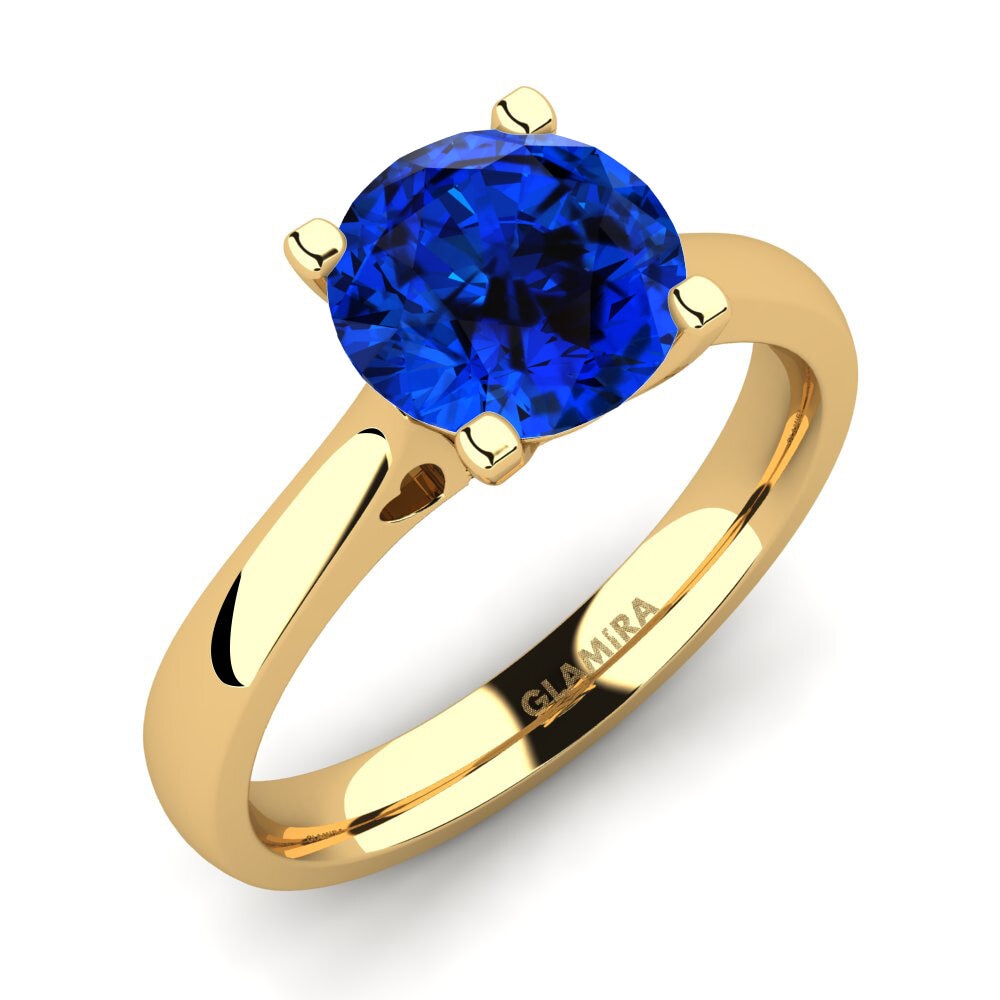 Sapphire (Lab Created) Engagement Ring Céline 2.0 crt