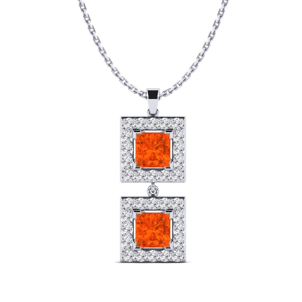 Fire Opal Women's Pendant Celmona