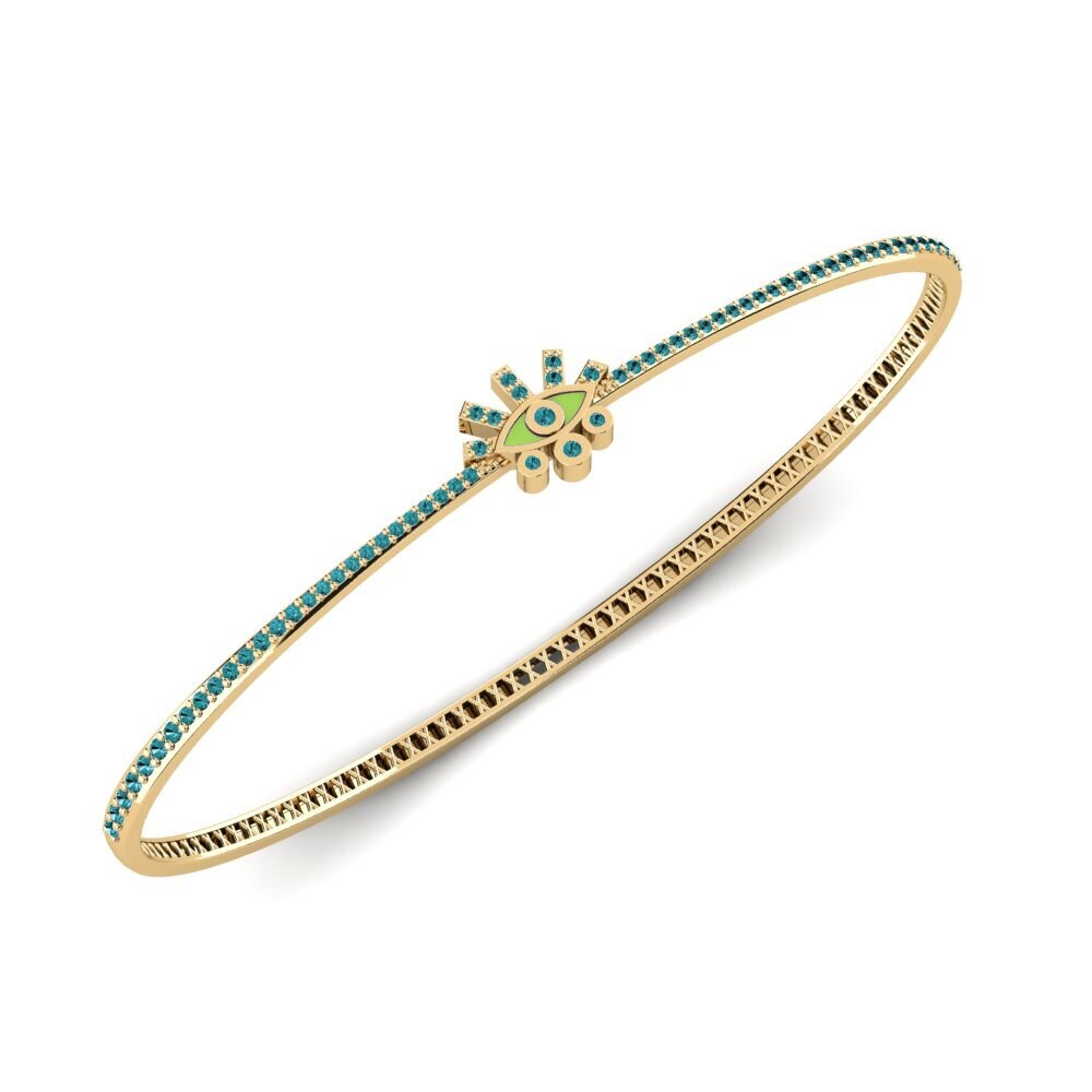 Diamante Azul Brazalete de mujer Celsius