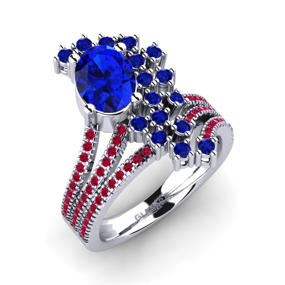 Sapphire (Lab Created) Ring Cenedra