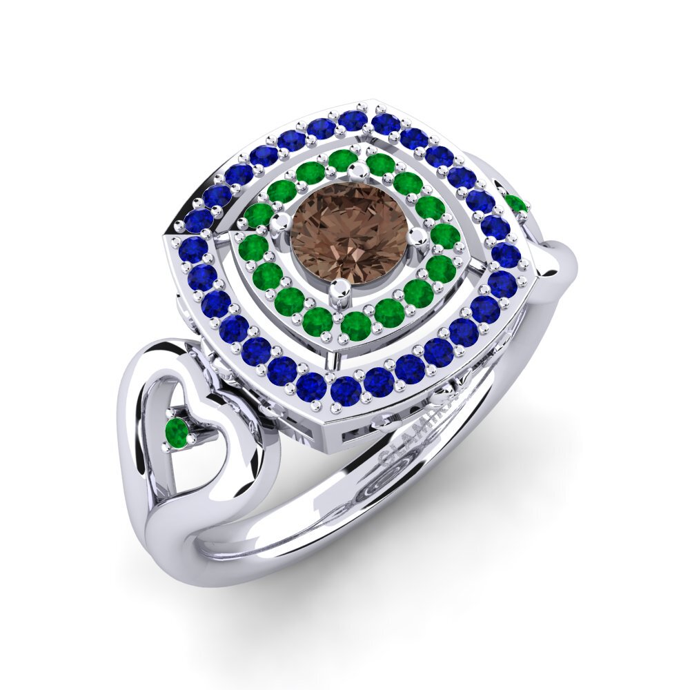 14ct White Gold Engagement Ring Ceria
