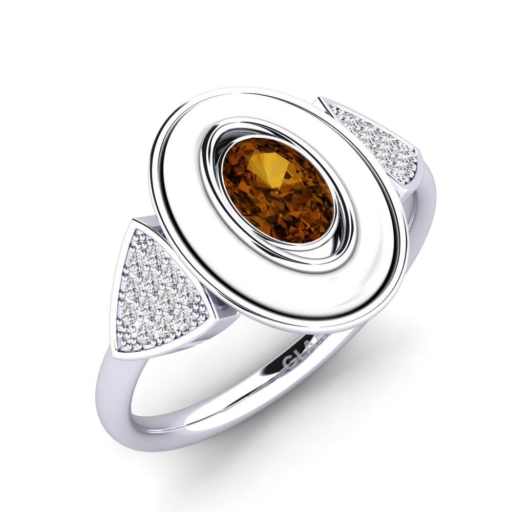 Brown Zircon Ring Cessna