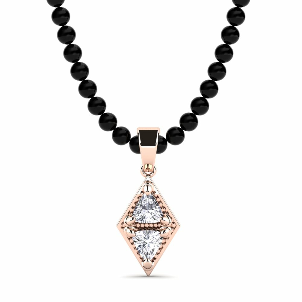 14k Oro Rosa Colgante para hombre Cestrum