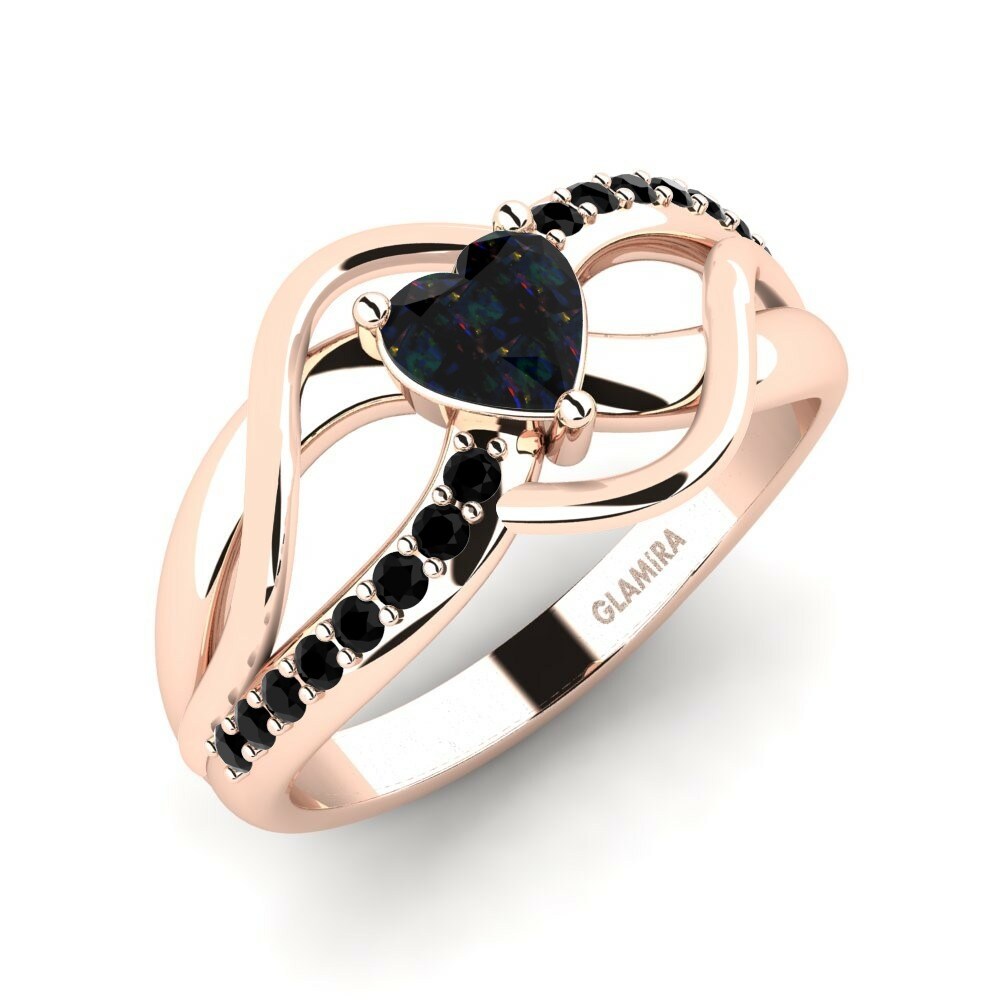 Black Opal Ring Cgani