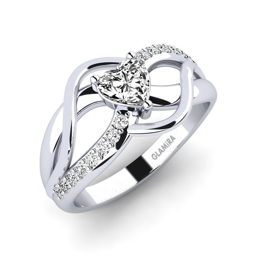 Moissanita Anillo Cgani