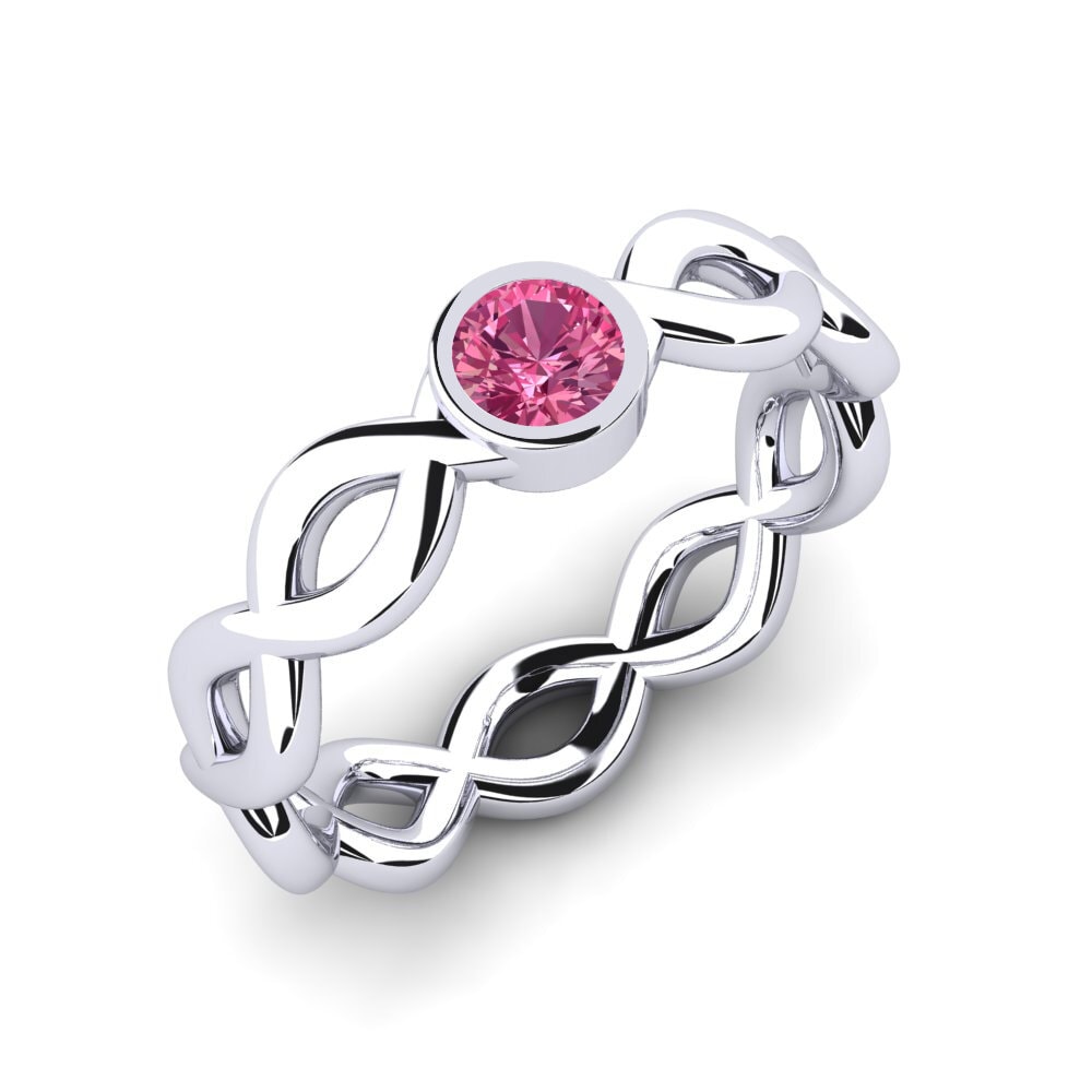 Turmalina rosa Anillo de Mujer Chaco