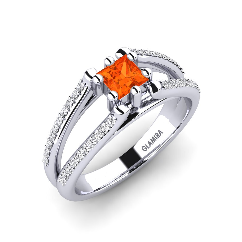 Fire Opal Engagement Ring Chakra