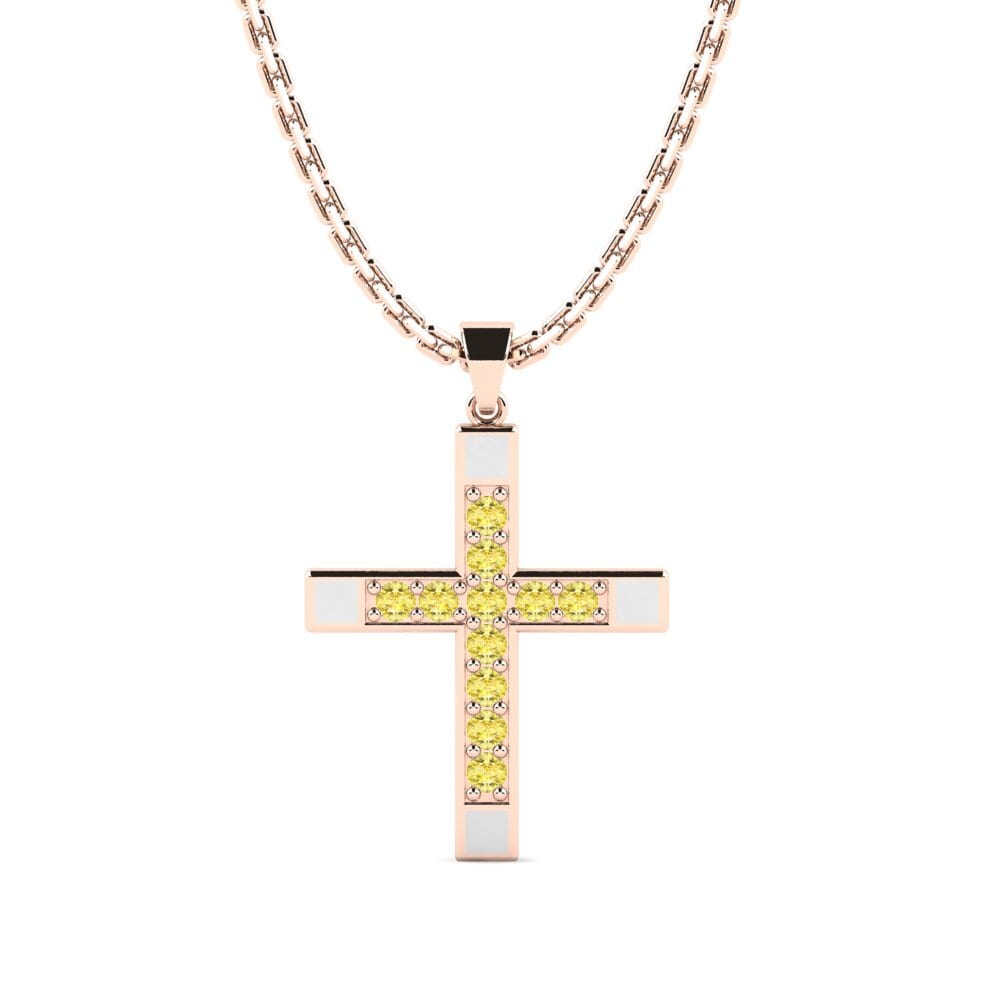 Yellow Sapphire Women's Pendant Chalu
