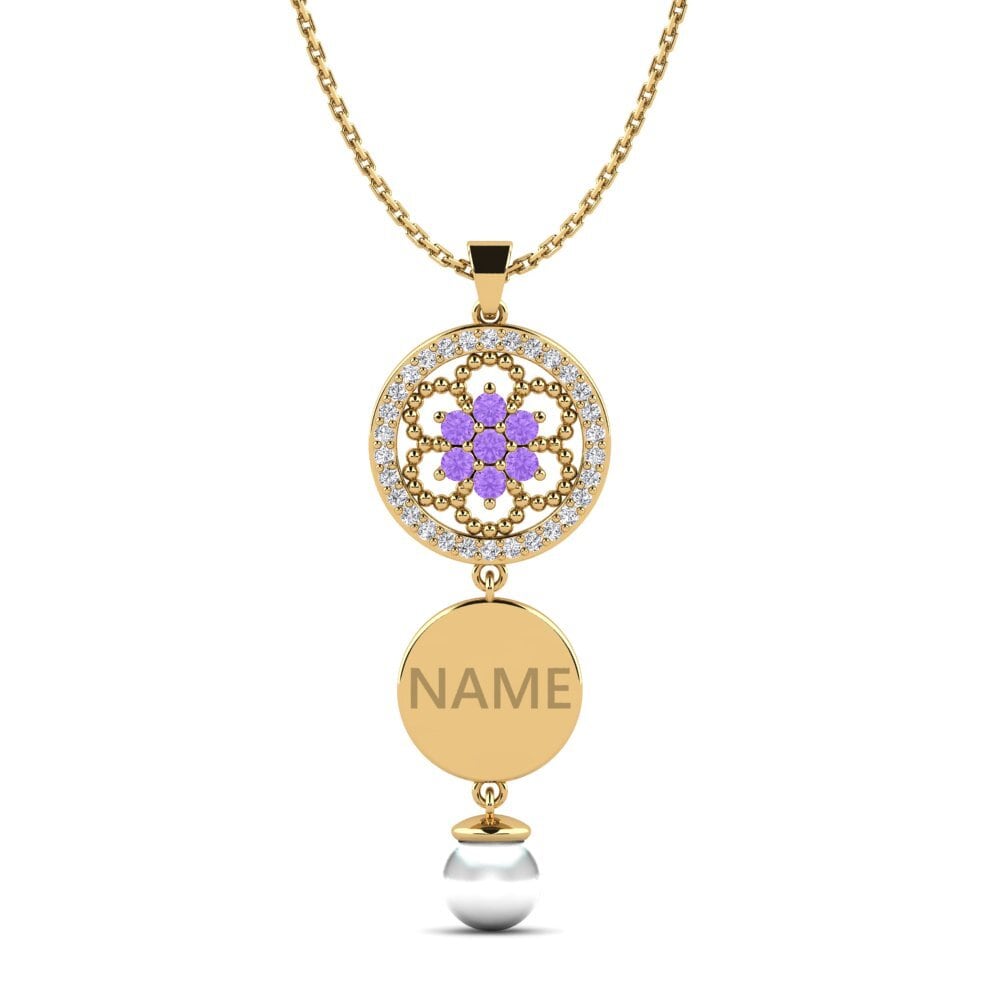 Amethyst Women's Pendant Chamelier