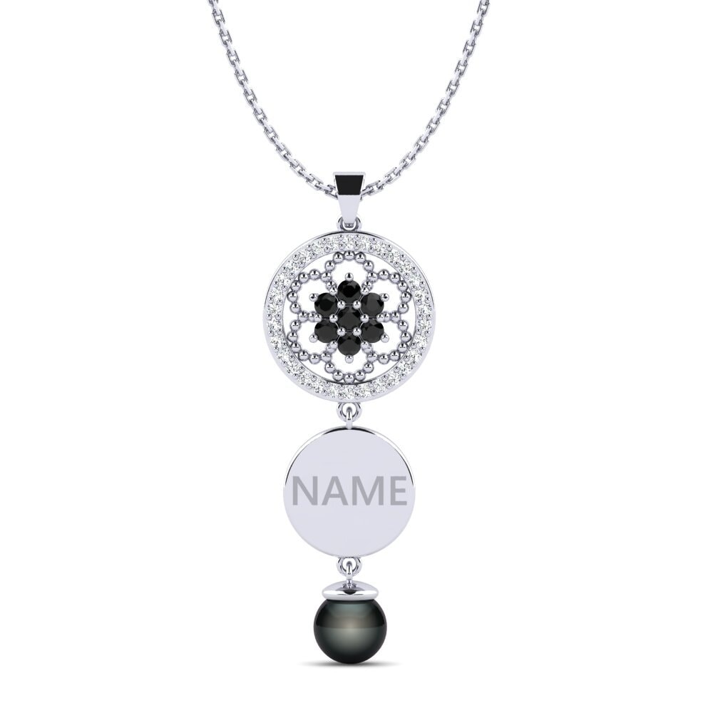 Name Black Sapphire Necklaces