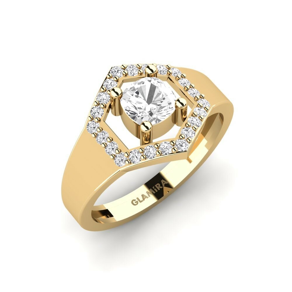 Oro Giallo 375 Anello di fidanzamento Chamonix