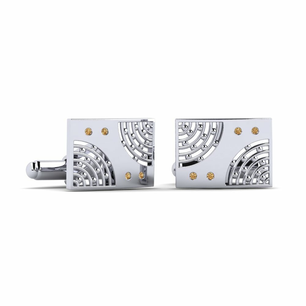 Brown Diamond Cufflink Chancele