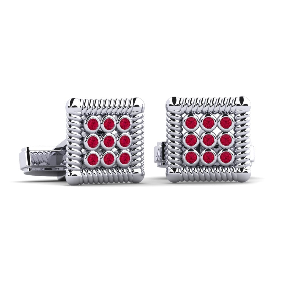 Rubin Manchetknap Chandelles