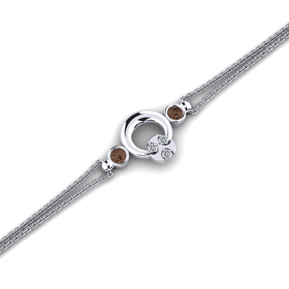 Round Smoky Quartz Women's Bracelet Chango