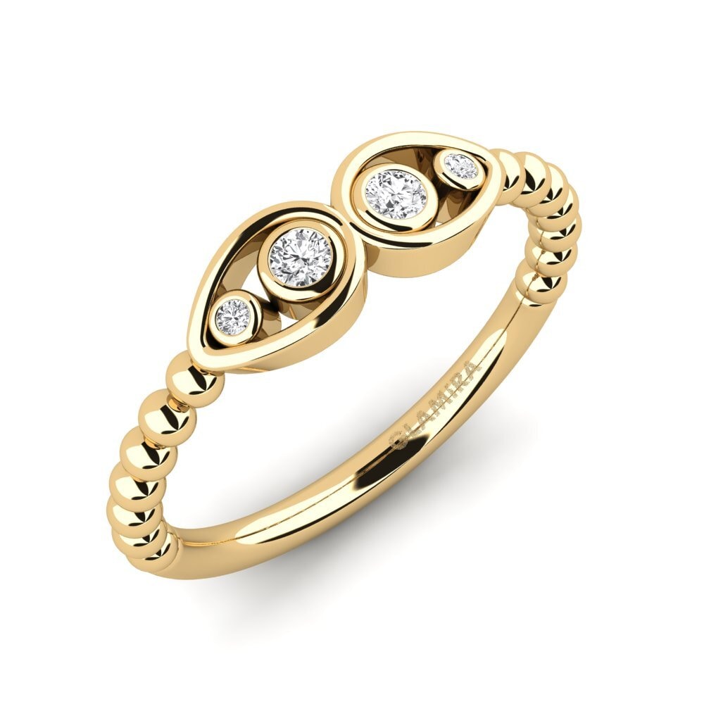 Zafiro blanco Anillo Changure